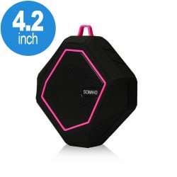 Water Resistant Portable Bluetooth Speaker S329 (Hot Pink)